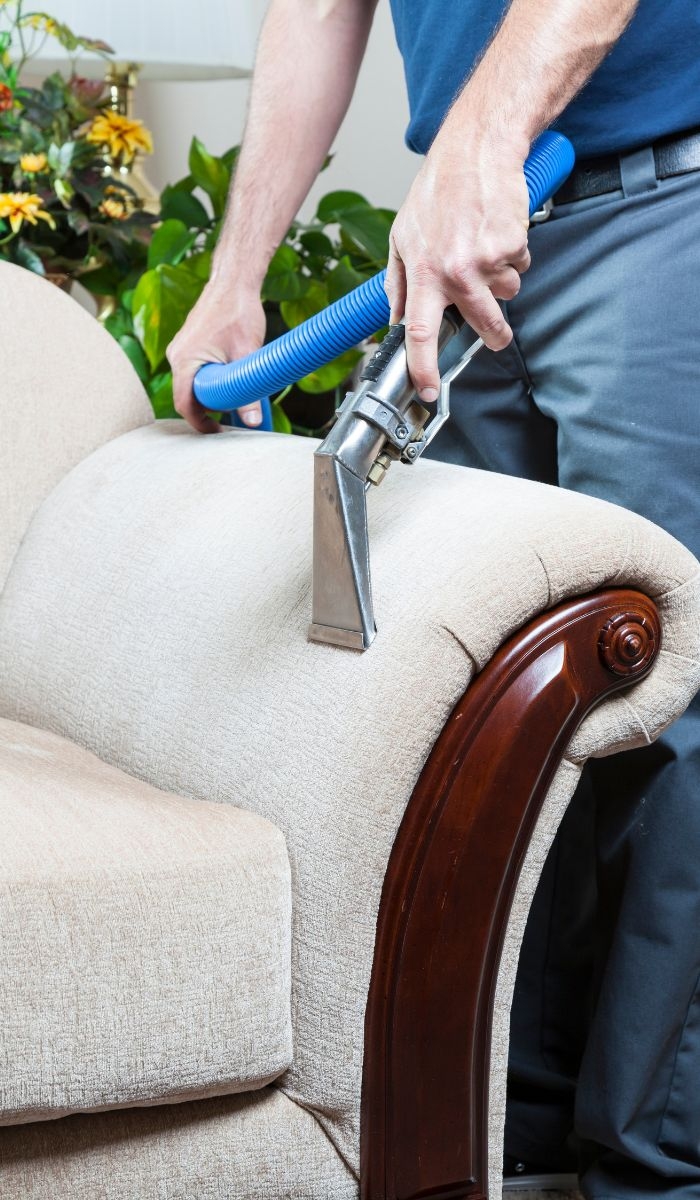 What safety measures does Clean Group take when cleaning carpets?